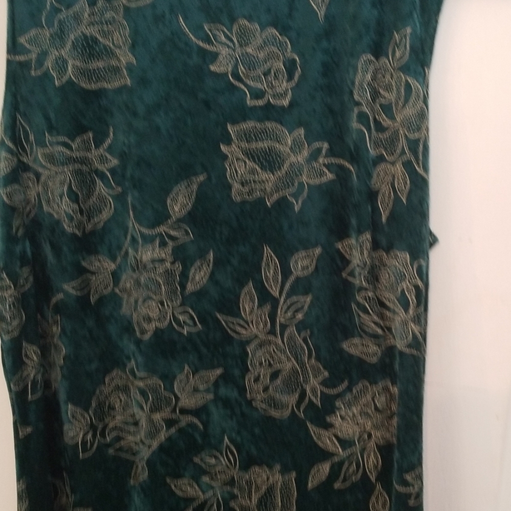 Rose floor length dress